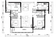 B户型， 3室2厅2卫1厨， 建筑面积约118.00平米