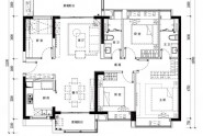 C户型， 4室2厅2卫1厨， 建筑面积约130.00平米
